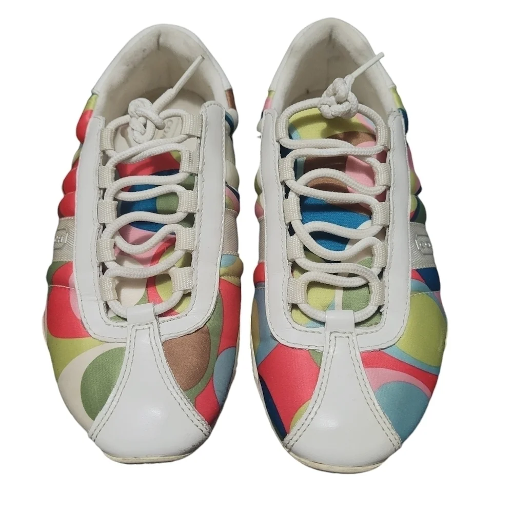 Coach Kirby Colorful Closed Shoes Size 5.5 - Picture 1 of 8